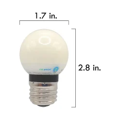 Viribright 2-Watt Daylight LED Bulb, Dozen (74566-12)