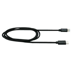 VisionTek 3.3' USB C to Lightning Cable, Black (901267)