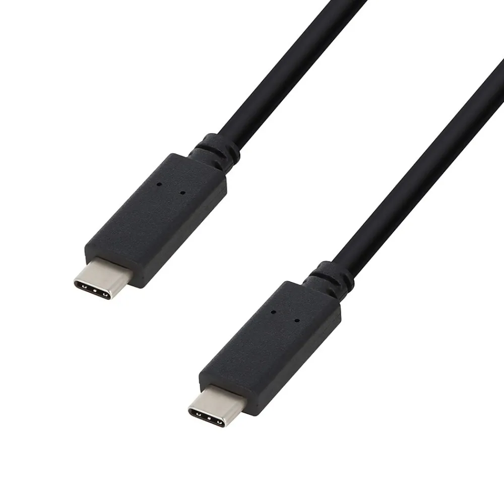 VisionTek 6.56' USB Type-C Cable, Male to Male, Black (901440)