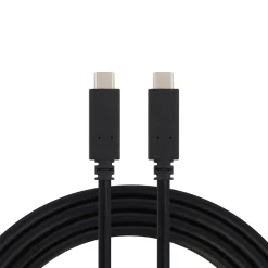 VisionTek 3.28' USB Type-C Cable, Male to Male, Black (901439)