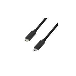 VisionTek USB-C to USB-C 6.56' Cable, Male to Male, Black (901524)