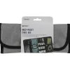 Fabric Multi-Pocket Cable Bag, Gray/Black (QUB4400GRYT3524)<Vivitar Online