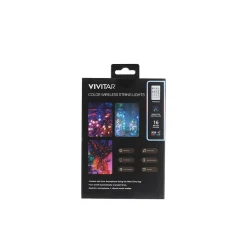 Vivitar Smart RGB Wireless String Light, Multicolor (LBX1032100-NOC)