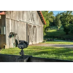 VOSKER V150 Outdoor Wired/Wireless Solar Security Camera, Black (V150-US)