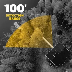 VOSKER V300 Outdoor Wired/Wireless Solar Security Camera, Black (V300-ULT-US)