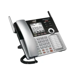 VTech Small Business System 4-Line Phone with Digital Answering, Silver/Black (CM18445)