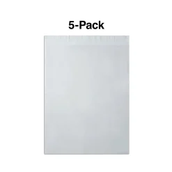 Sale Staples 19"W x 24"L Peel & Seal Poly Mailer, 5/Pack (51634)