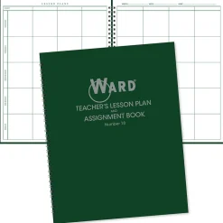 Grade Books*Ward Undated Lesson Planner, 8.5" x 11", 50/Pack (WRD-18-CP)