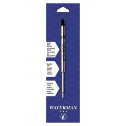 Pens|Waterman Medium Ballpoint Refill For Ballpoint Pens, Black (834254)