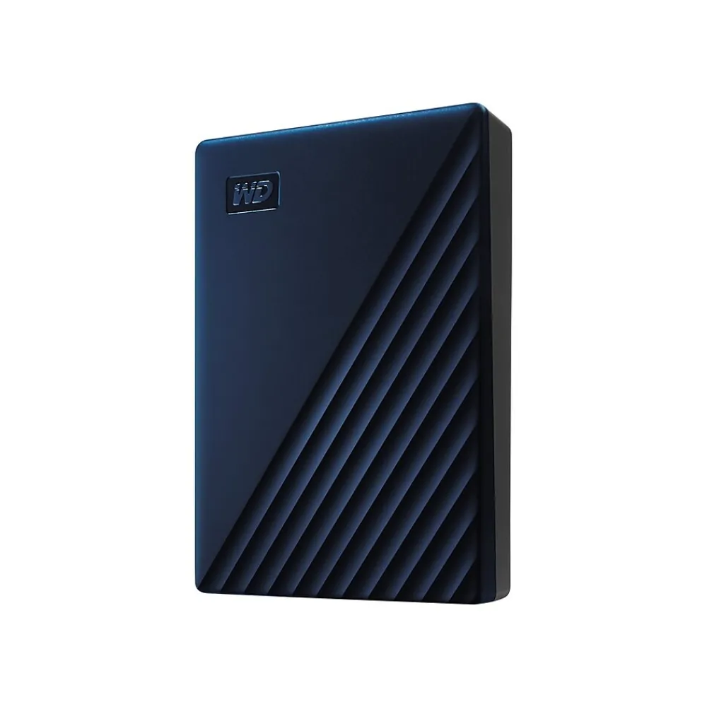 Discount Western Digital WD My Passport for Mac 4TB, External Hard Drive, Midnight Blue (WDBA2F0040BBL-WESN)