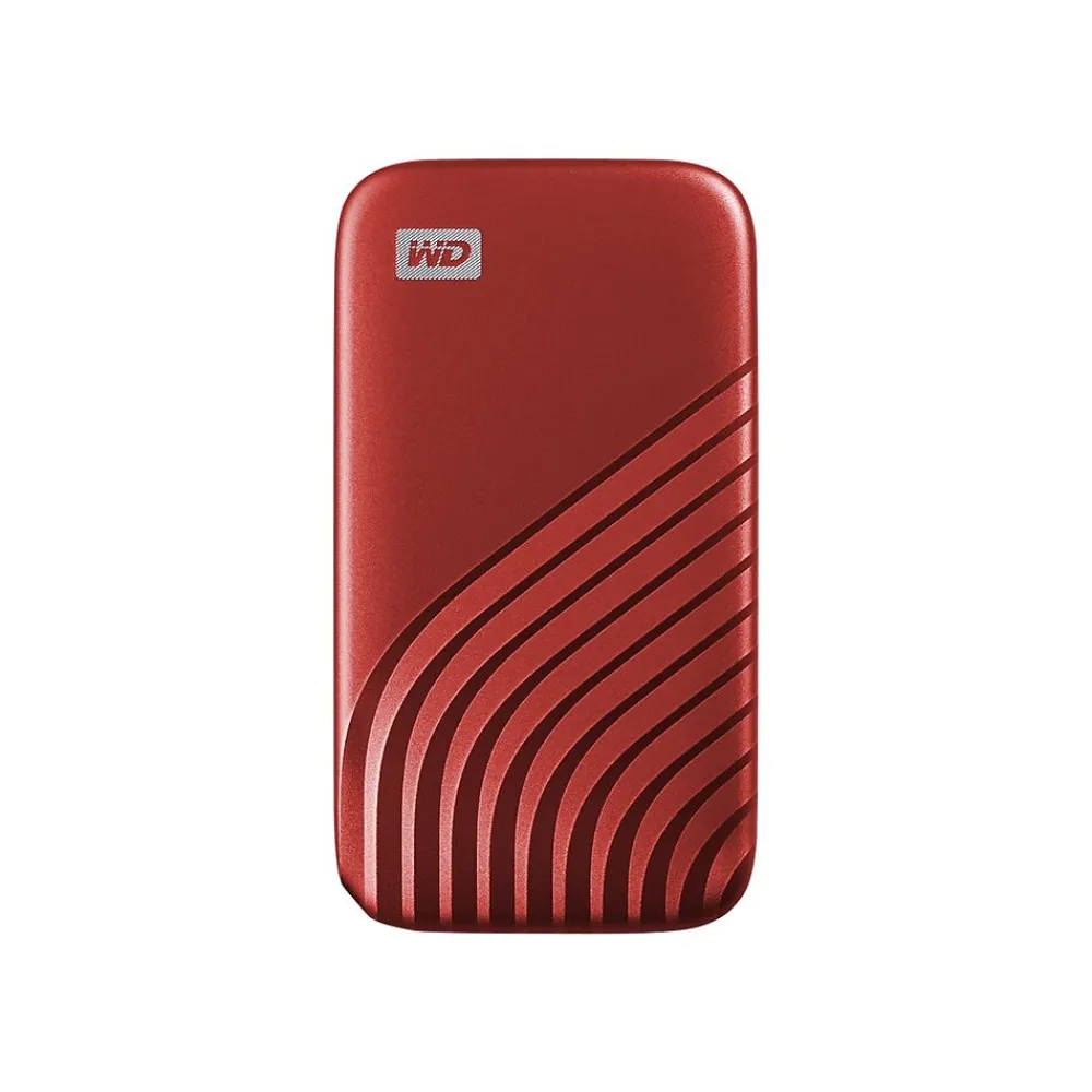 Best WD My Passport SSD 2TB USB 3.2 External Solid-State Drive, Red (BAGF0020BRD-WESN)