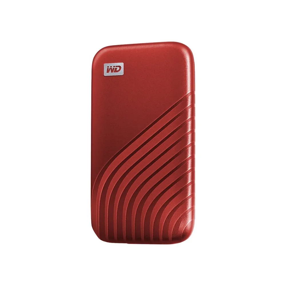 Best WD My Passport SSD 2TB USB 3.2 External Solid-State Drive, Red (BAGF0020BRD-WESN)
