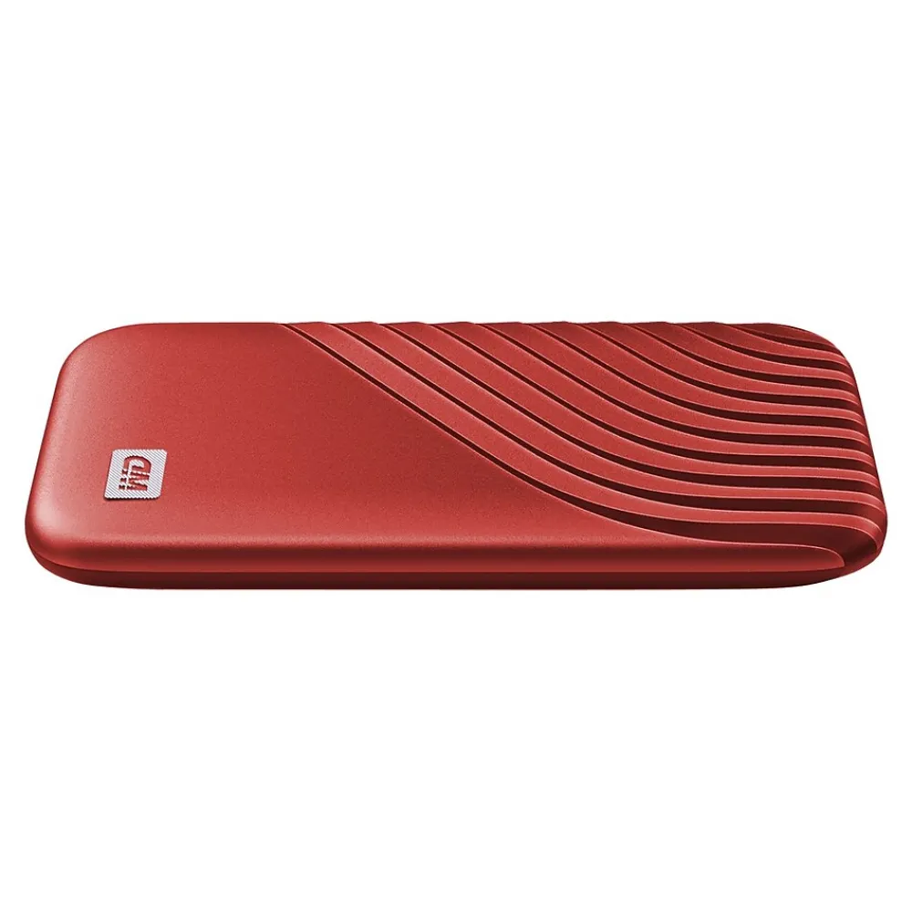 Best WD My Passport SSD 2TB USB 3.2 External Solid-State Drive, Red (BAGF0020BRD-WESN)