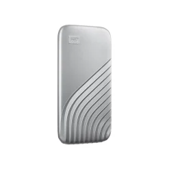 Best WD My Passport 1TB USB 3.2 External Solid-State Drive, Silver (BAGF0010BSL-WESN)