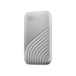 Best WD My Passport 1TB USB 3.2 External Solid-State Drive, Silver (BAGF0010BSL-WESN)