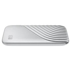 Best WD My Passport 1TB USB 3.2 External Solid-State Drive, Silver (BAGF0010BSL-WESN)