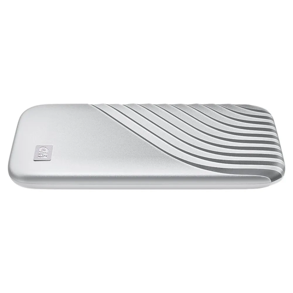 Best WD My Passport 1TB USB 3.2 External Solid-State Drive, Silver (BAGF0010BSL-WESN)