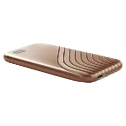 Discount WD My Passport 1TB USB 3.2 External Solid-State Drive, Gold (BAGF0010BGD-WESN)