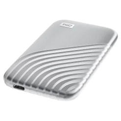 Outlet WD My Passport 2TB USB 3.2 External Solid-State Drive, Silver (BAGF0020BSL-WESN)