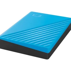 WD My Passport 4TB USB 3.2 Gen 1 External Hard Drive, Sky (BPKJ0040BBL-WESN)