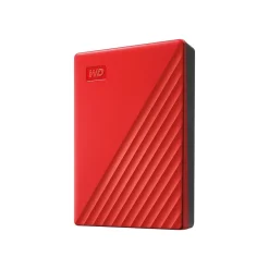 Online WD My Passport 4TB USB 3.2 Gen 1 External Hard Drive, Red (BPKJ0040BRD-WESN)