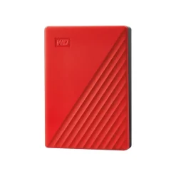 Online WD My Passport 4TB USB 3.2 Gen 1 External Hard Drive, Red (BPKJ0040BRD-WESN)