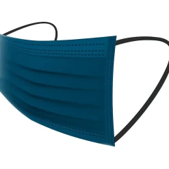 WeCare Disposable Face Masks, One Size, Assorted Ocean Tones, 50/Pack (WMN100133)