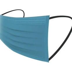 WeCare Disposable Face Masks, Kids, Assorted Ocean Tones, 50/Pack (WMN100136)