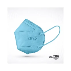 Disposable KN95 Face Mask, Adult, Blue, 20 Masks/Box, 50 Boxes/Pack (TBN203230)<WeCare Discount