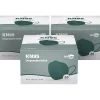 Disposable KN95 Face Mask, Adult, Dark Green, 20 Masks/Box, 3 Boxes/Pack (TBN203227)<WeCare Best
