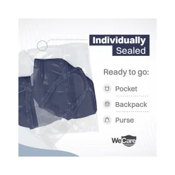 Disposable KN95 Face Mask, Adult, Navy, 20 Masks/Box, 3 Boxes/Pack (TBN203228)<WeCare Online