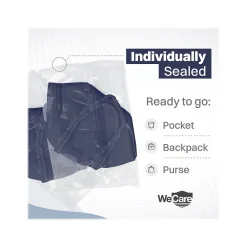 WeCare Disposable KN95 Face Mask, Adult, Navy, 20/Pack (WCKN106)