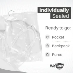 KN95 Disposable Face Mask, Adult, White, 20 Masks/Box, 3 Boxes/Pack (TBN202718)<WeCare