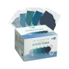 WeCare Ocean Tones Disposable KN95 Fabric Face Masks, One Size, Assorted Colors, 20/Pack (WMN100123)