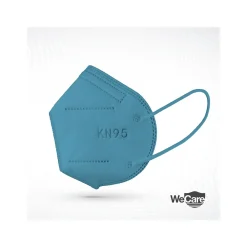 WeCare Ocean Tones Disposable KN95 Fabric Face Masks, One Size, Assorted Colors, 20/Pack, 50 Packs/Carton (TBN203261)