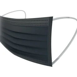 WeCare 3-ply Disposable Face Mask, Individually Wrapped Kids, Black, 50/Box (WMN100031)