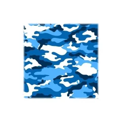 WeCare 3-ply Disposable Face Mask, Individually Wrapped, Kids, Blue Camo, 50/Box (WMN100042)