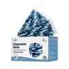 WeCare 3-ply Disposable Face Mask, Individually Wrapped, Adult, Blue Camo, 50/Box (WMN100071)