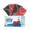 WeCare 3-ply Disposable Face Masks, Individually Wrapped, Adult, Red Bandana/Black Bandana, 50/Box (WMN100069)
