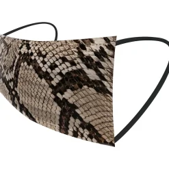 WeCare 3-ply Disposable Face Masks, Individually Wrapped, Adult, Assorted Snakeskin Prints, 50/Box (WMN100077)