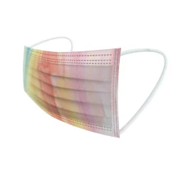 WeCare 3-ply Disposable Face Masks, Individually Wrapped, Kids, Multicolor, 50/Box (WMN100084)