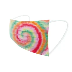 WeCare 3-ply Disposable Face Mask, Adult, Assorted Wacky Tie-Die Designs, 50/Box (WMN100092)