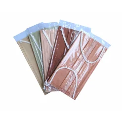 WeCare 3-ply Disposable Face Masks, Adult, Assorted Earth Tones, 50/Box (WMN100090)