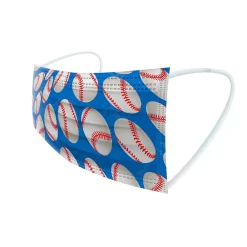 WeCare 3-ply Disposable Face Masks, Kids, Assorted Sports Designs, 50/Pack (WMN100080)