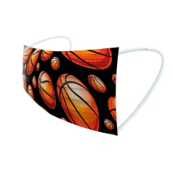 WeCare 3-ply Disposable Face Masks, Kids, Assorted Sports Designs, 50/Pack (WMN100080)