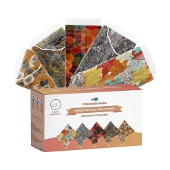 WeCare 3-ply Disposable Face Masks, Adult, Assorted Fall Designs, 50/Box (WMN100114)