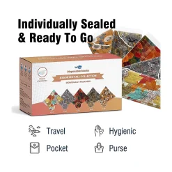 WeCare 3-ply Disposable Face Masks, Adult, Assorted Fall Designs, 50/Box (WMN100114)