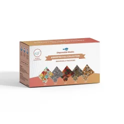 WeCare 3-ply Disposable Face Masks, Adult, Assorted Fall Designs, 50/Box (WMN100114)