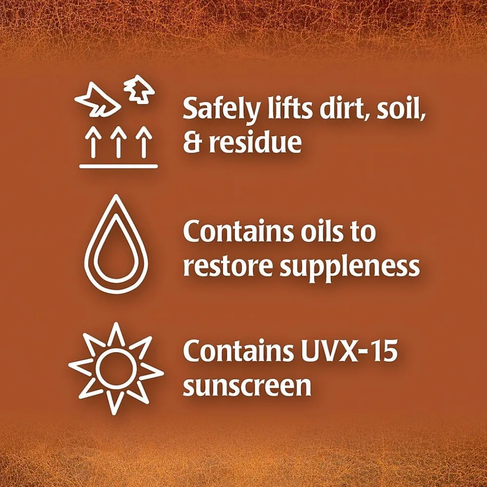 1-Ply Leather Wipes, Lemon Scent, 30 Wipes/Tub (91)<Weiman Discount