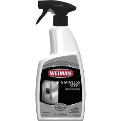 Stainless Steel Cleaner and Polish, Floral Scent, 22 oz Trigger Spray Bottle<Weiman Outlet